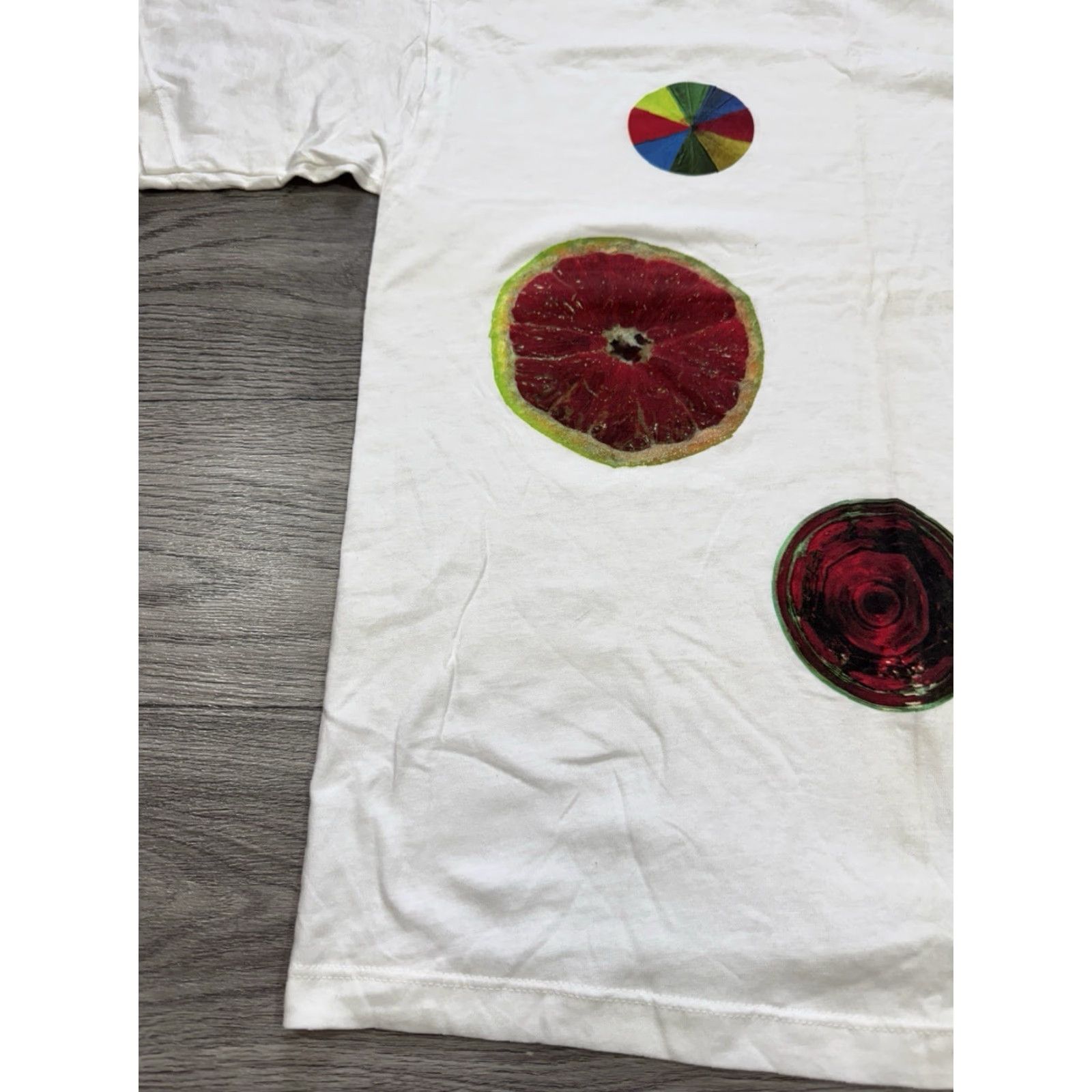 Hanes VINTAGE Randstad Graphic Art T-Shirt Hanes XL Men White 1999 Art 8/10 Stains Size US XL / EU 56 / 4 - 5 Thumbnail