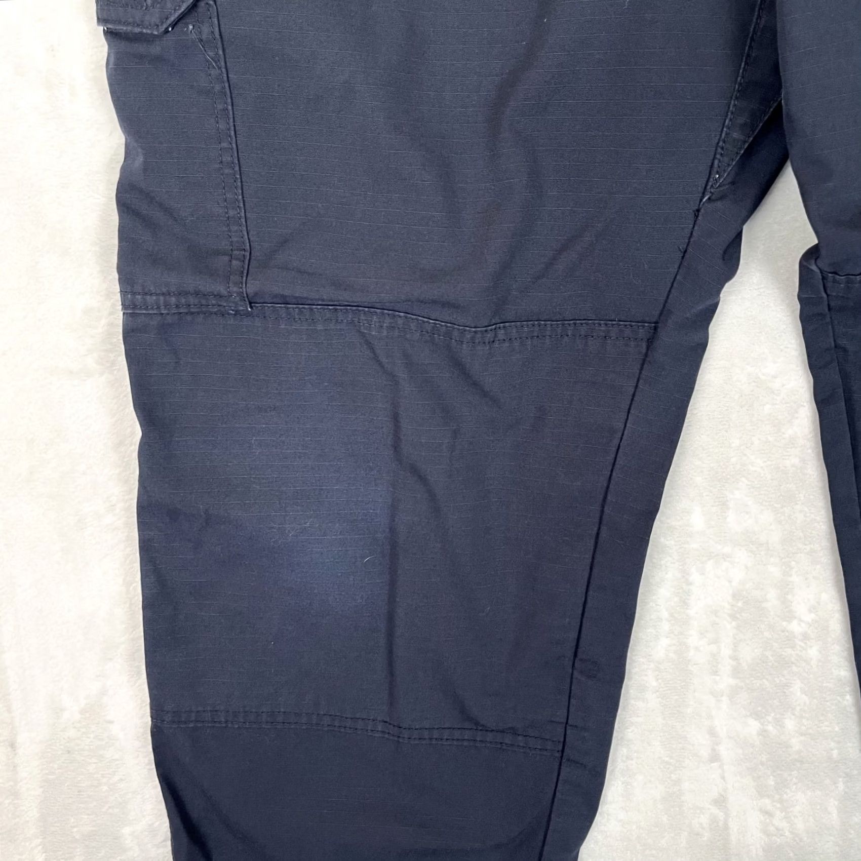 Vintage 5.11 Tactical Blue Cargo Pants 40x32 Regular Men's Waist 40 Inseam 32 Cotton Canvas Stretch Pockets Workwear Straight Leg Navy/Blue Size US 40 / EU 56 - 2 Thumbnail