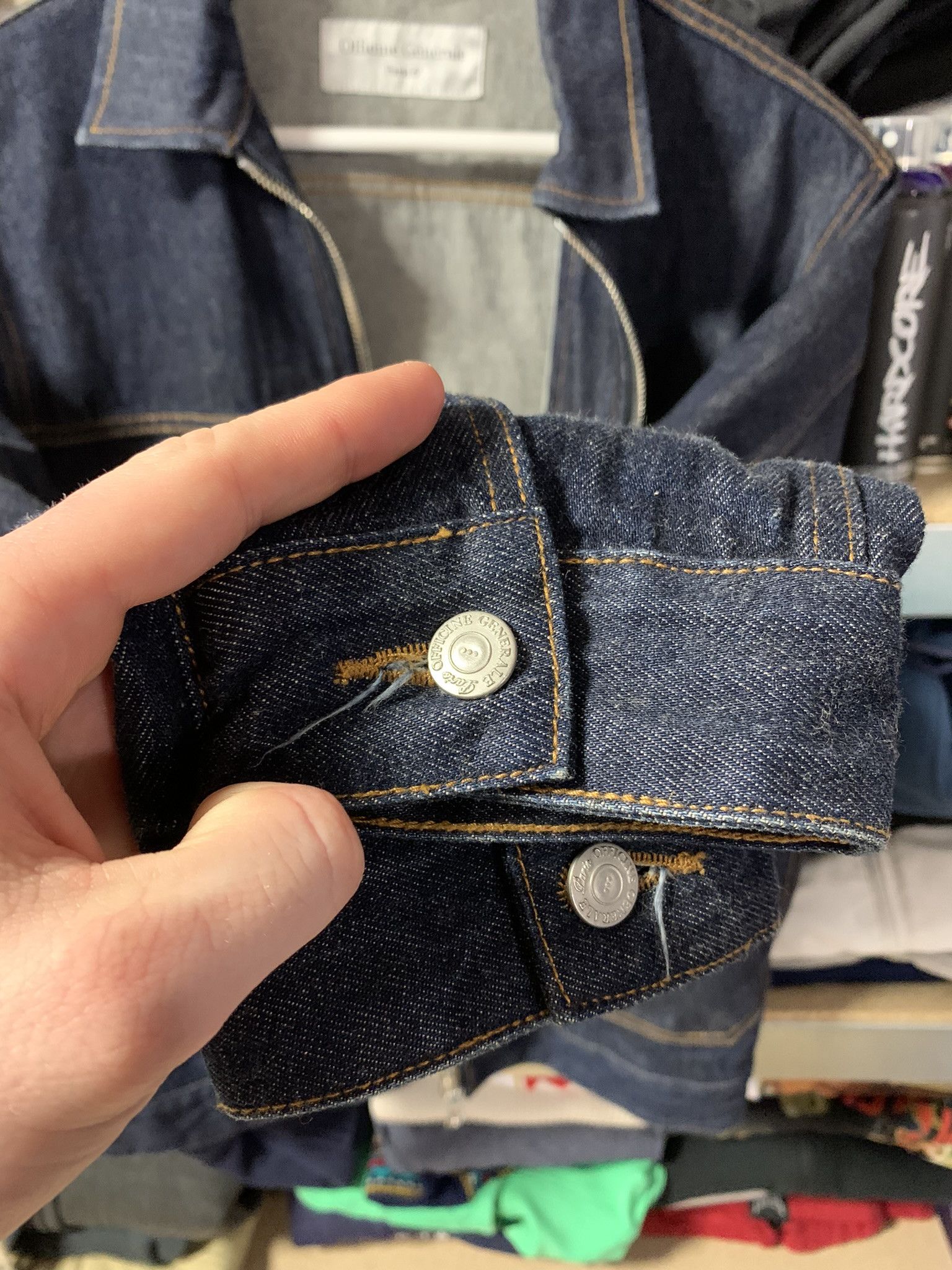 Officine Generale Officine Generale Cillian Denim Zip Trucker Jacket - M Size US M / EU 48-50 / 2 - 11 Thumbnail