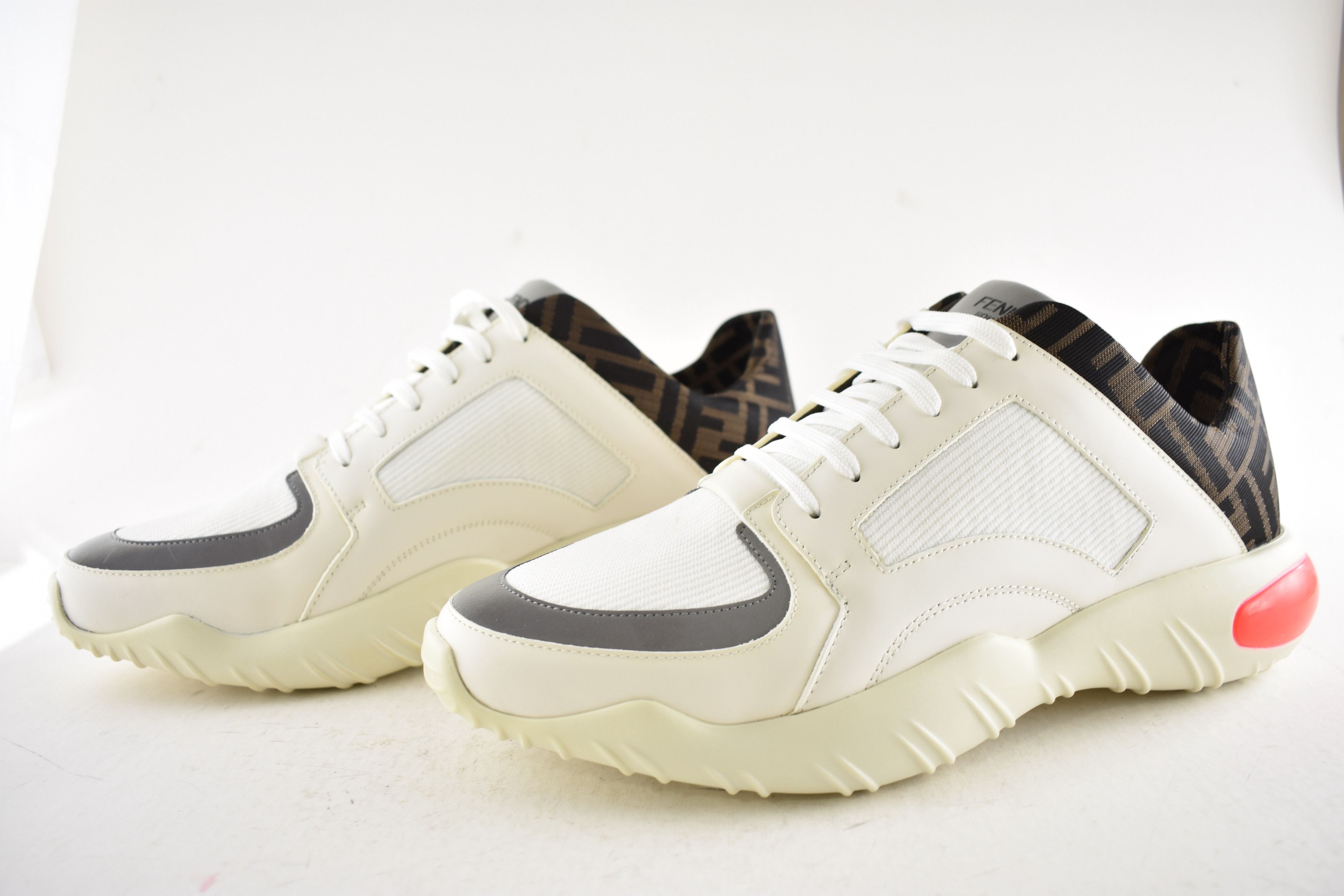 Fendi Fendi FF Tec Fabric Logo Sneaker Flat Trainer UK 9.5 US 10.5 Size US 10.5 / EU 43-44 - 9 Thumbnail