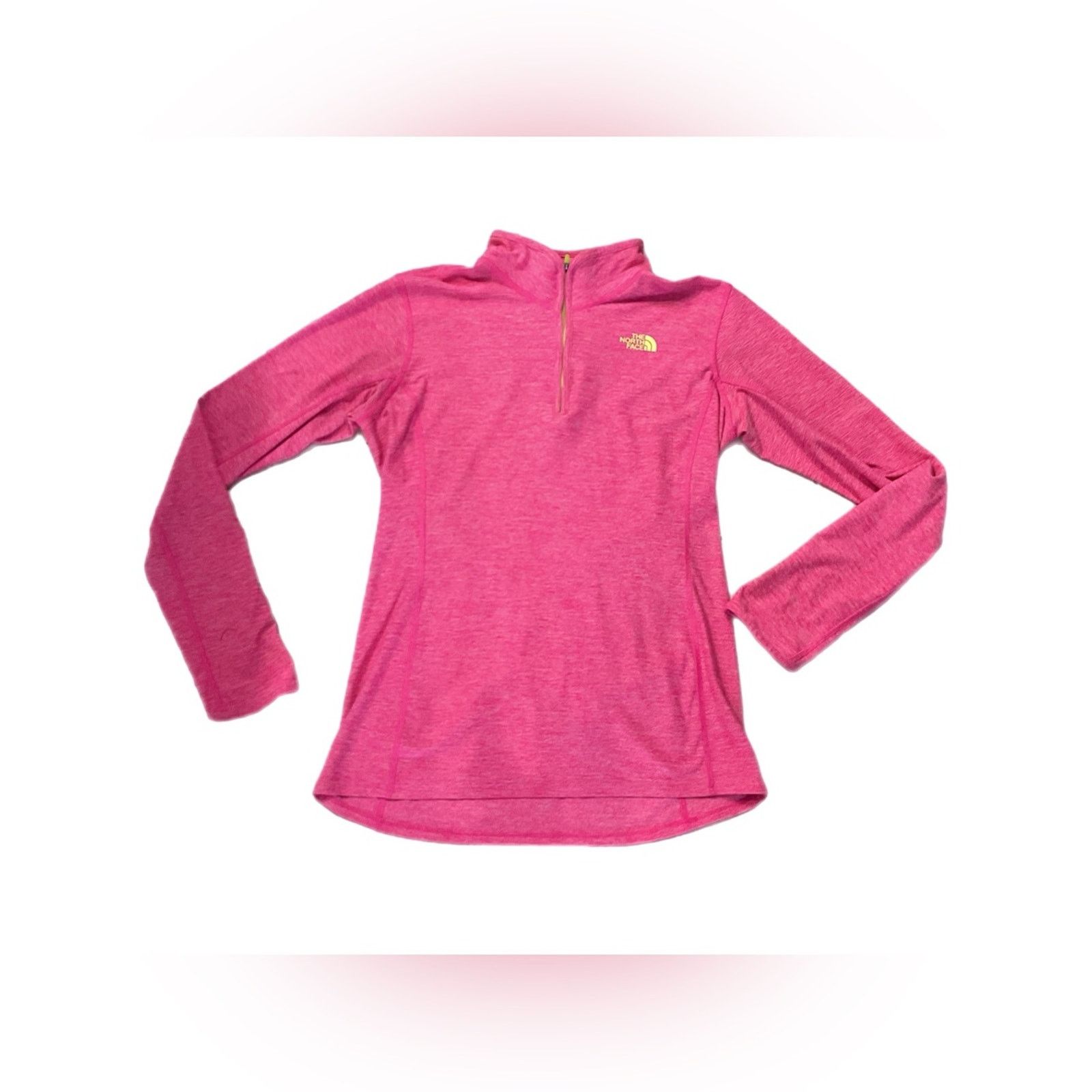 The North Face The North Face Pink Quarter Zip Performance Pullover Size M / US 6-8 / IT 42-44 - 1 Thumbnail