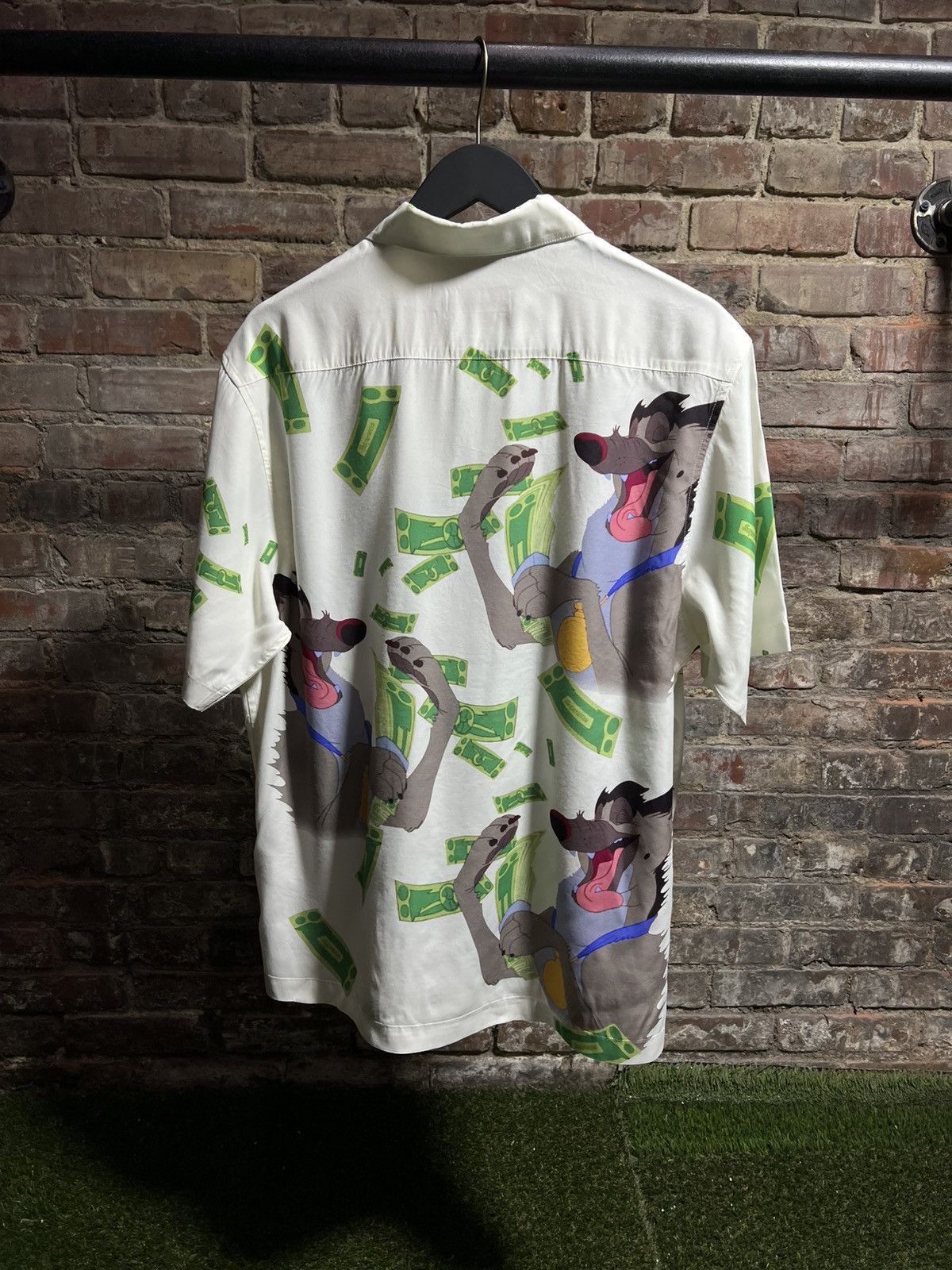 Supreme Supreme All Dogs Go To Heaven Button Up White Sz. M Size US M / EU 48-50 / 2 - 2 Thumbnail