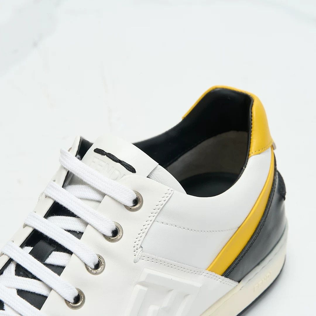 Fendi Authentic Fendi Men's Double F Lace-up Sneakers Size US 9 / EU 42 - 5 Thumbnail