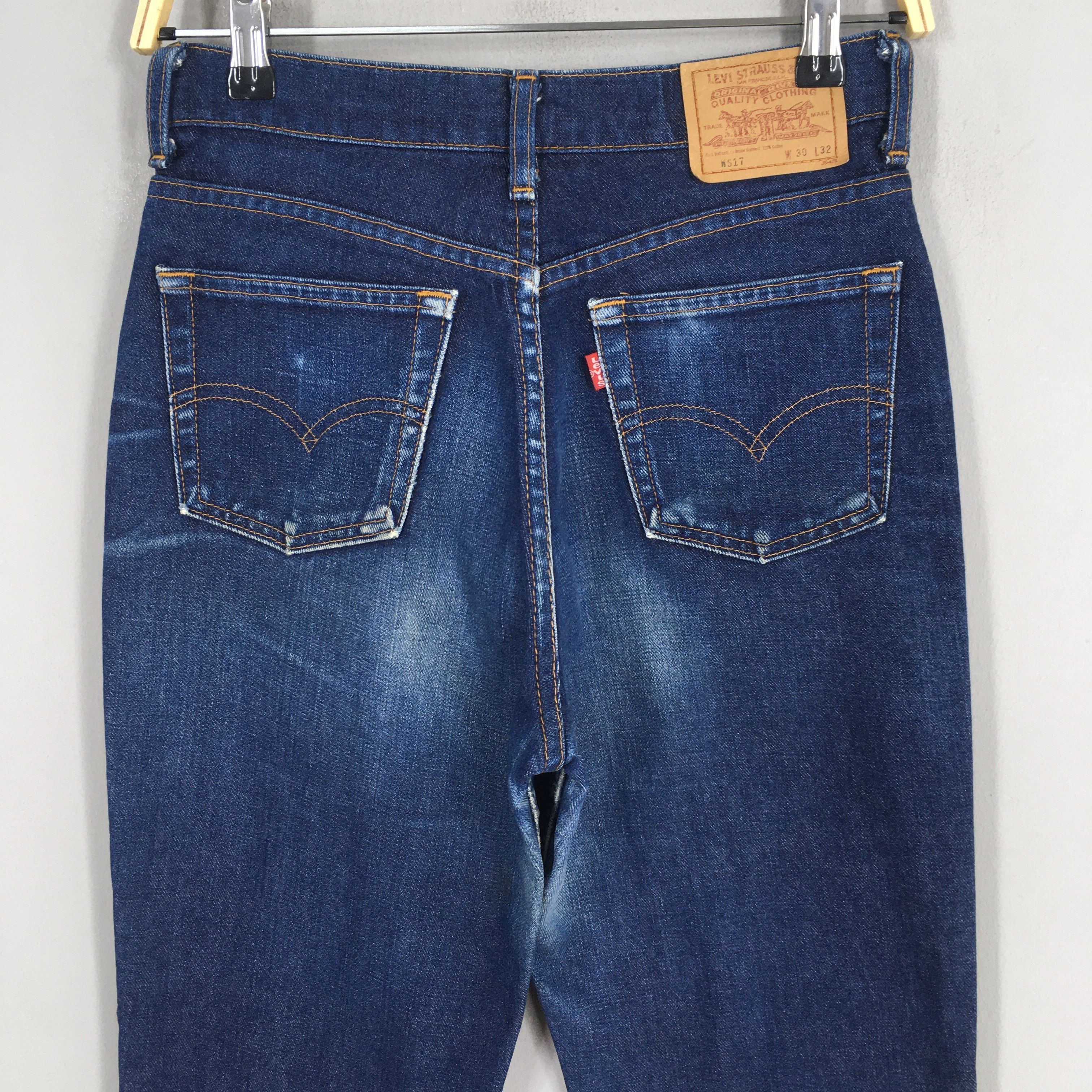 Levi's Size 25x28 Vtg Levis 517 Stonewash Flare Bootcut Jeans S339 Size 25" / US 0 / IT 36 - 9 Thumbnail