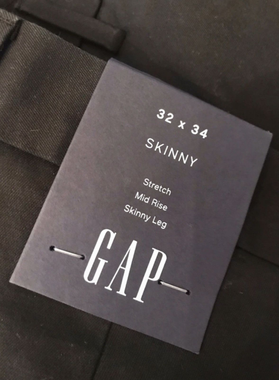 Gap NWT GAP Men's Skinny Black Chinos sz 32x34 Size US 32 / EU 48 - 1 Thumbnail
