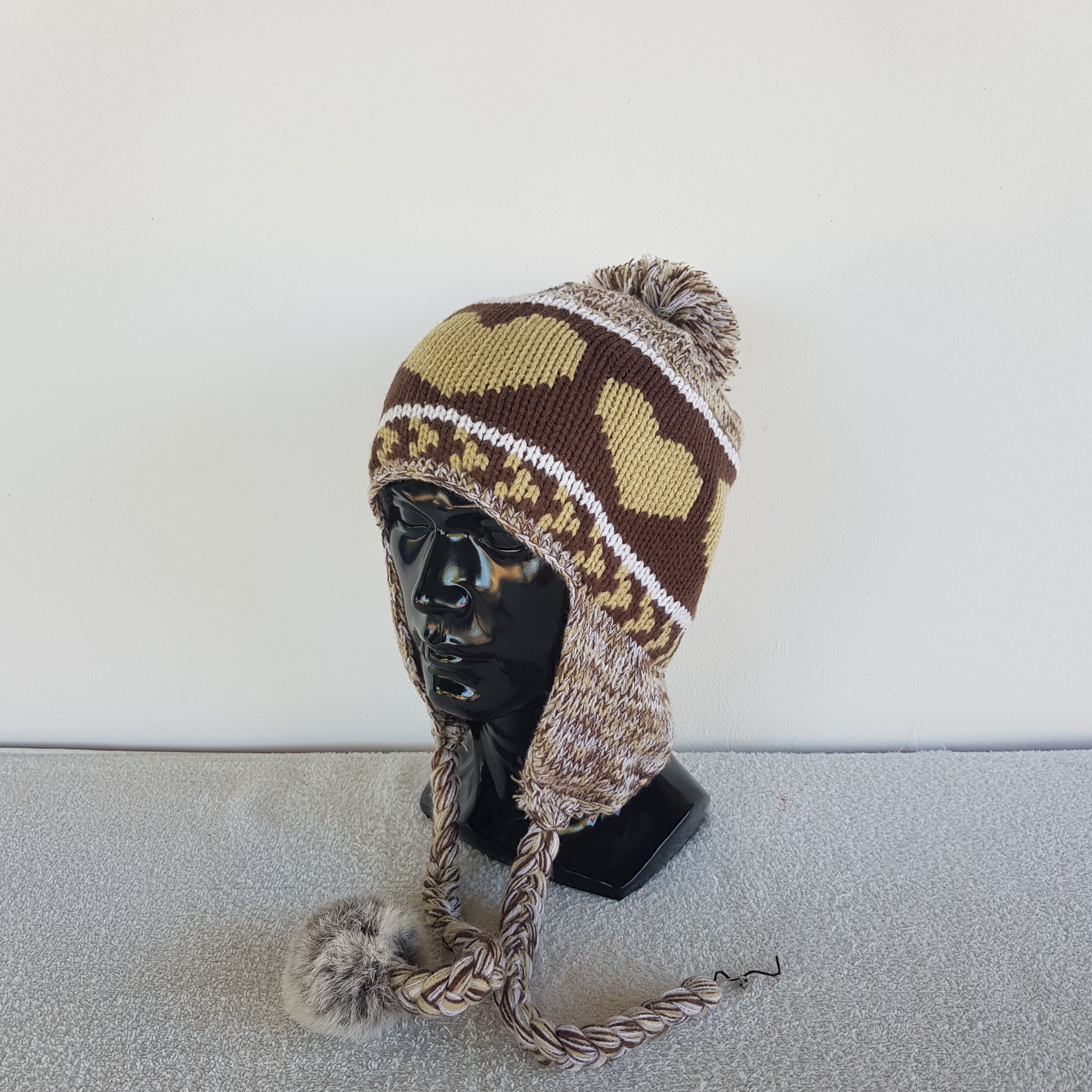 Other Vintage Japanese Earflap Beanie Snow Caps Hats. Size ONE SIZE - 1 Thumbnail