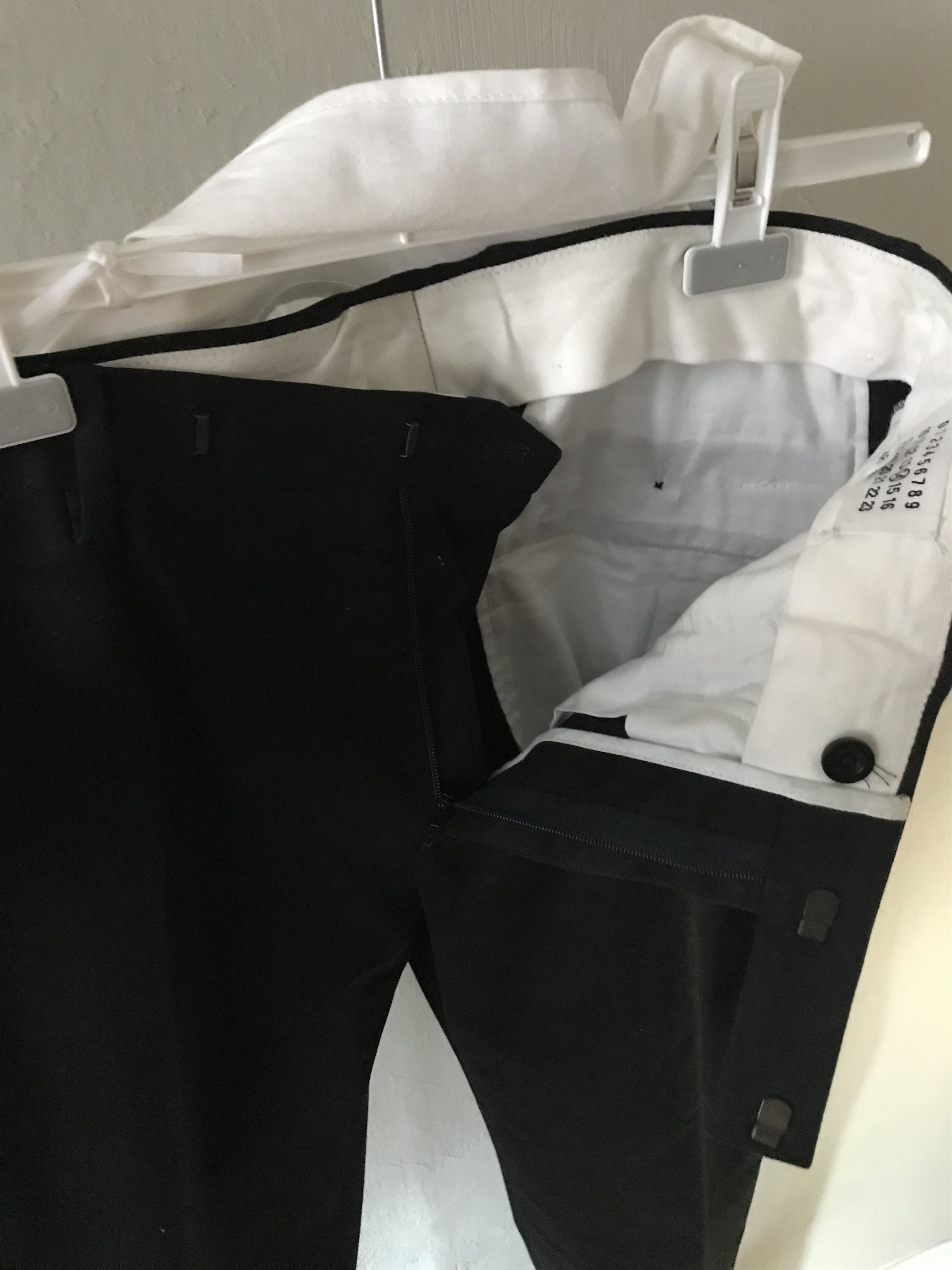 Maison Margiela AW15 Maison Margiela 14 black cotton semi-dressed pants Size US 32 / EU 48 - 5 Thumbnail