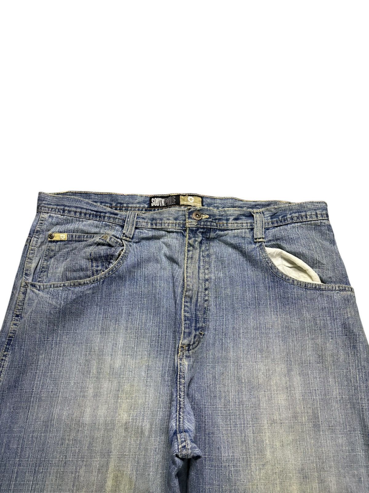 Southpole Vintage Southpole Mud Wash Wide Leg Baggy Jeans Size US 38 / EU 54 - 4 Thumbnail