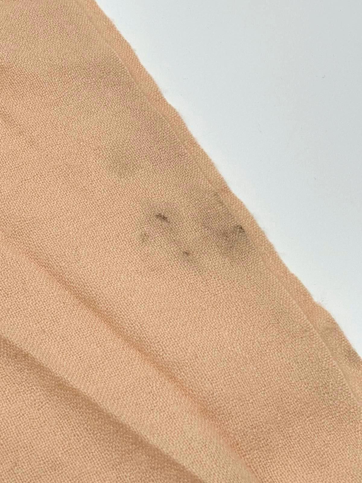Designer 100% Cashmere Pashima Peach Fringe Shawl / Scarf Size ONE SIZE - 6 Thumbnail