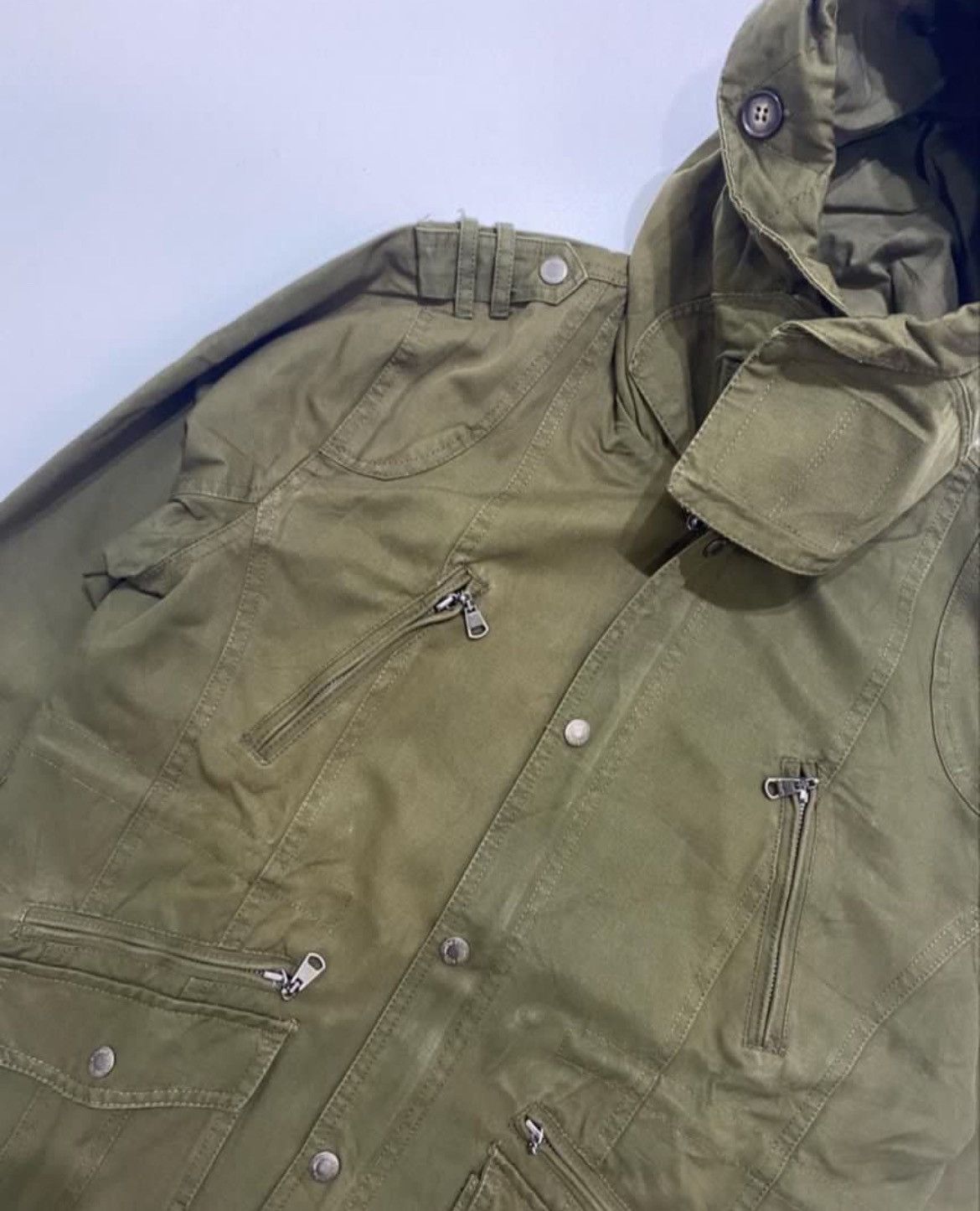 If Six Was Nine × In The Attic × Le Grande Bleu (L.G.B.) in the attic Fishtail jacket Size US L / EU 52-54 / 3 - 7 Thumbnail