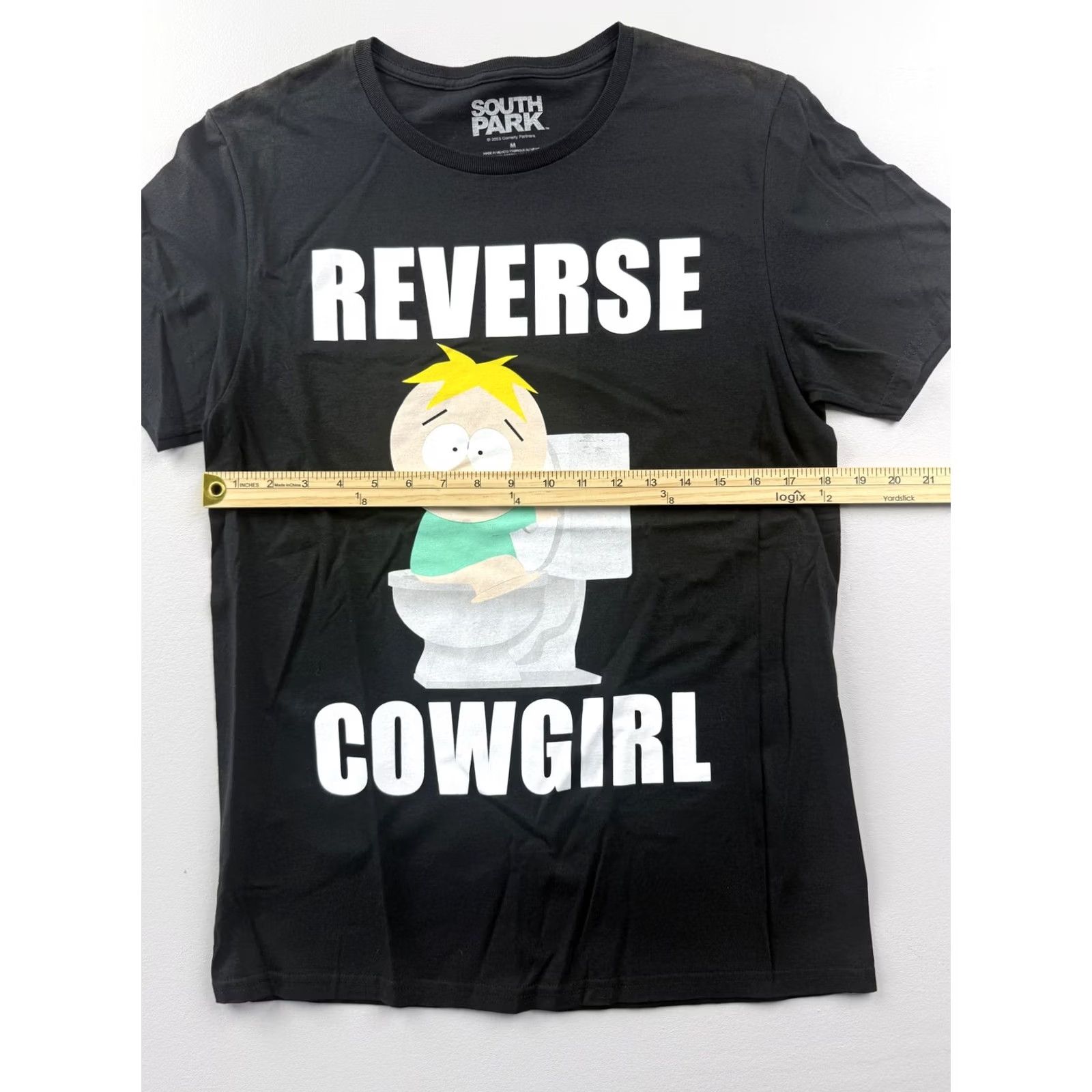 Vintage South Park Shirt Mens M Black Butters Reverse Cowgirl Graphic Tee Funny Size US M / EU 48-50 / 2 - 5 Thumbnail