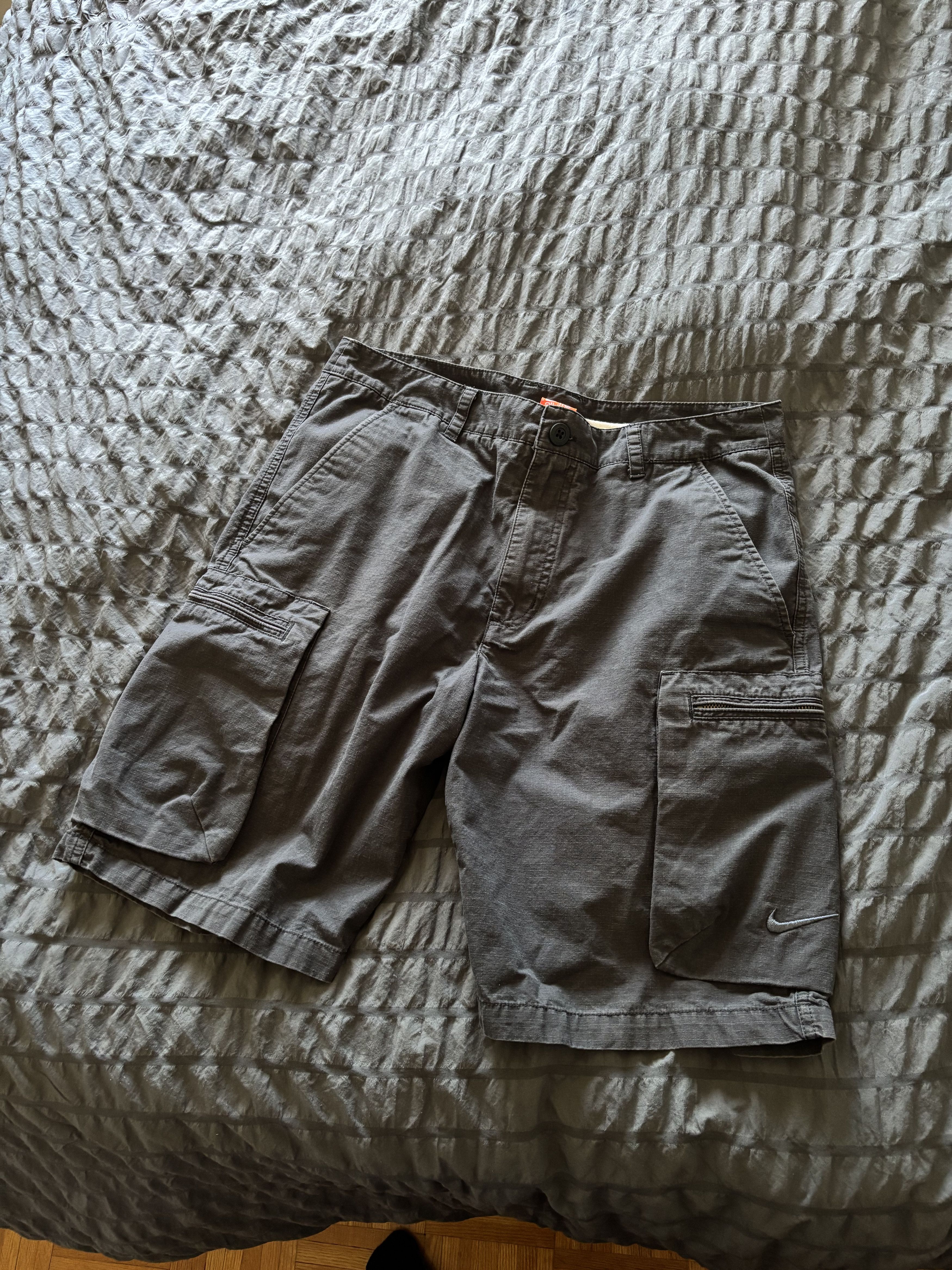 Nike × Vintage Vintage Nike Cargo Shorts Size US 32 / EU 48 - 2 Thumbnail