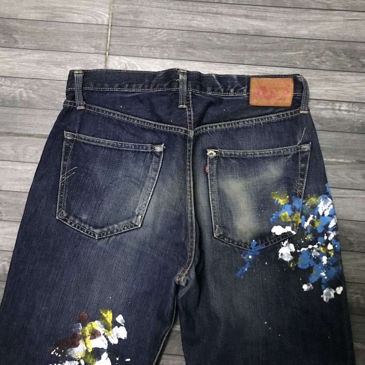 Japanese Brand × Vintage Vintage Gowest selvedge jeans like junya watanabe painter Size US 33 - 10 Thumbnail