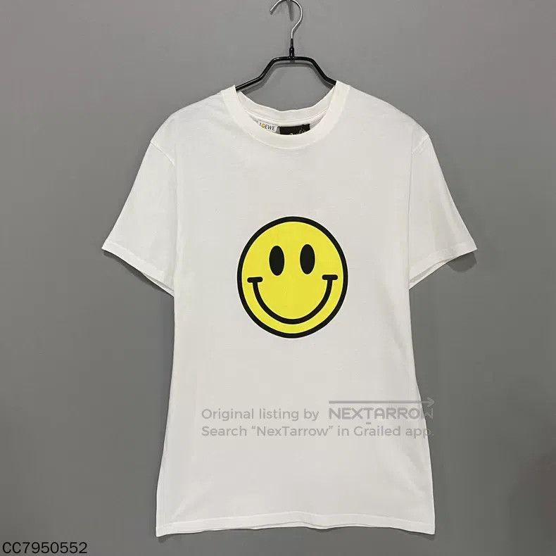 Loewe Loewe Smiley Letter Logo Short Sleeve Size S / US 4 / IT 40 - 1 Thumbnail