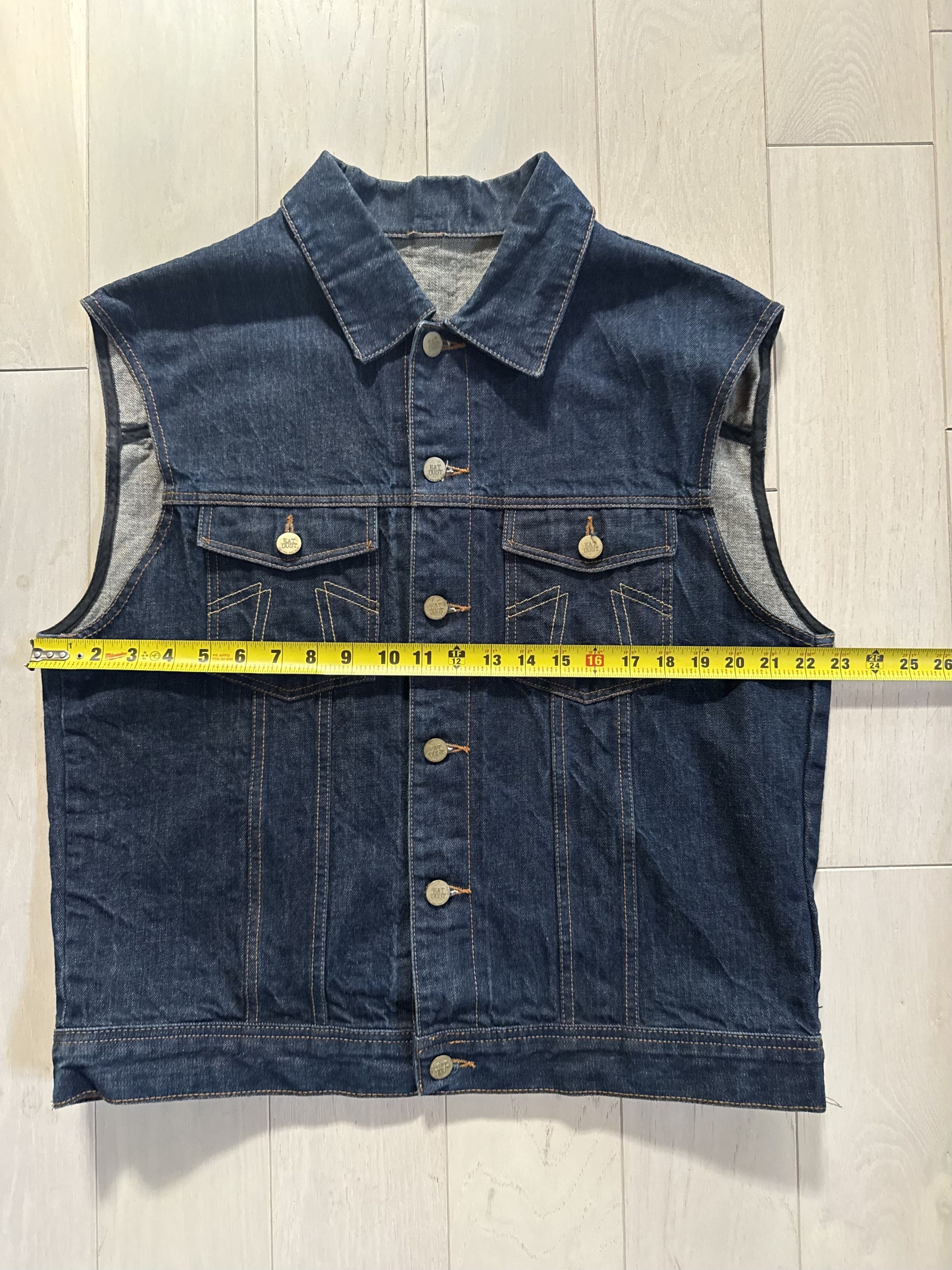 Eat Dust Eat dust denim vest Size US XXL / EU 58 / 5 - 3 Thumbnail