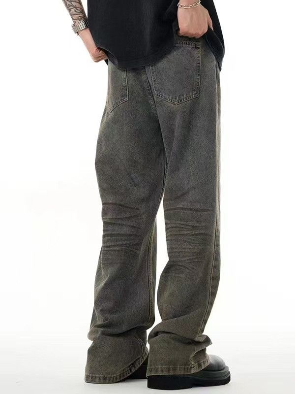 Japanese Brand × Jean Street wash distressed micro flared jeans Size US 30 / EU 46 - 3 Thumbnail