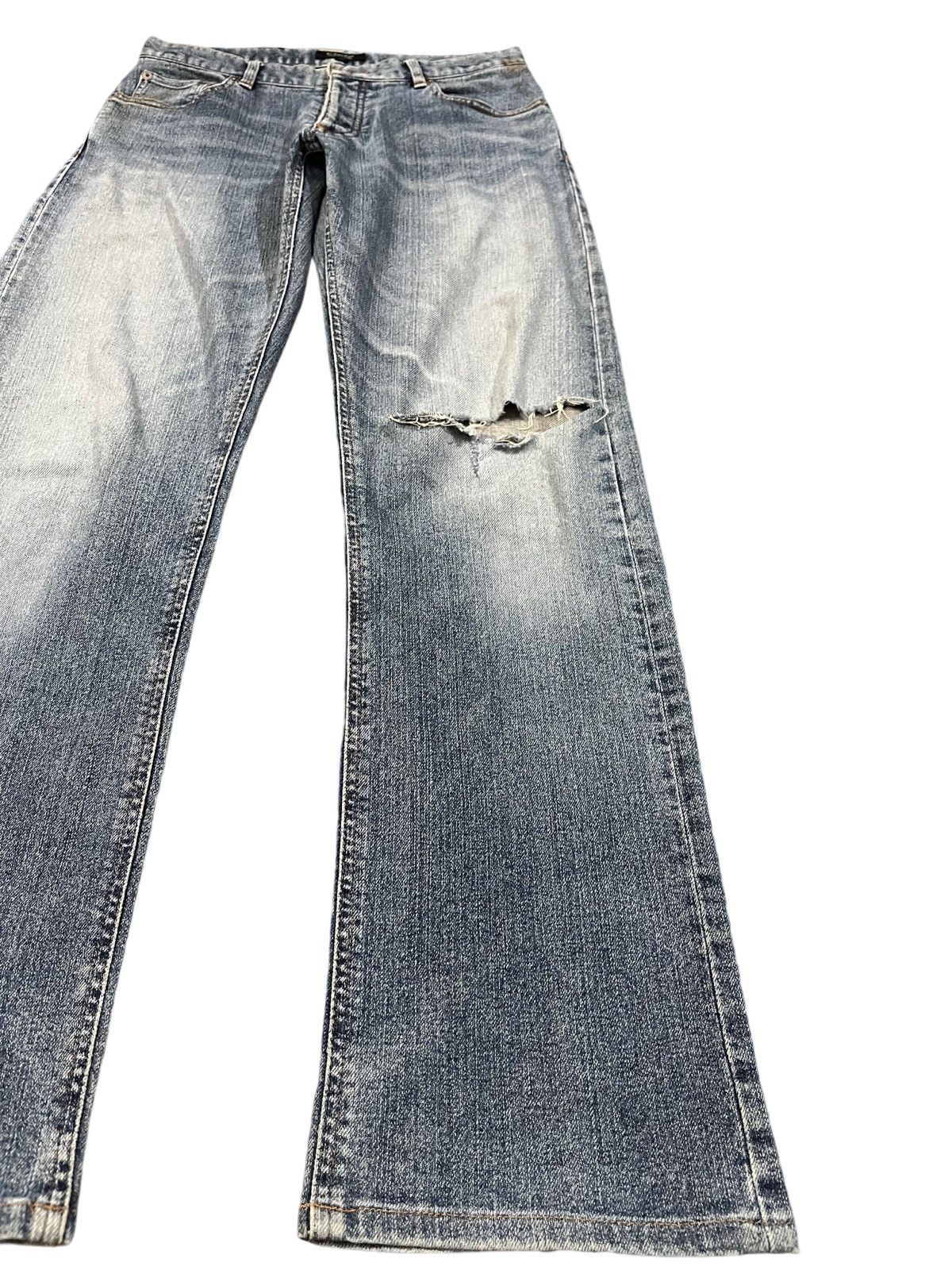 Black Label Vintage Burberry Black Label Distressed Denim Size US 30 / EU 46 - 3 Thumbnail