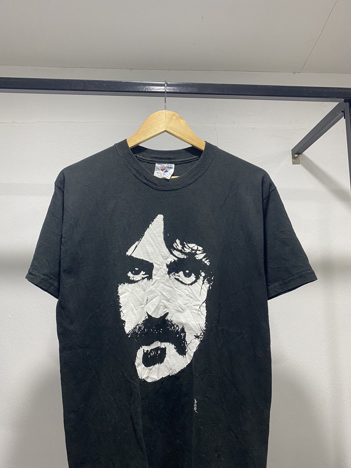 Band Tees Punk☠️ Frank Zappa Face Vintage Hardcore Band 80s 90s Rare Size US M / EU 48-50 / 2 - 2 Thumbnail