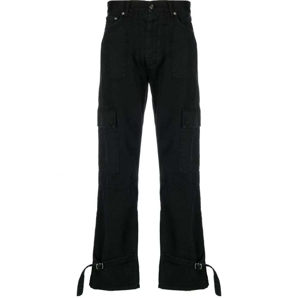 Off-White o1gr1nt1124 Wave Off Canvas Cargo Pant in Black Size US 36 / EU 52 - 1 Thumbnail