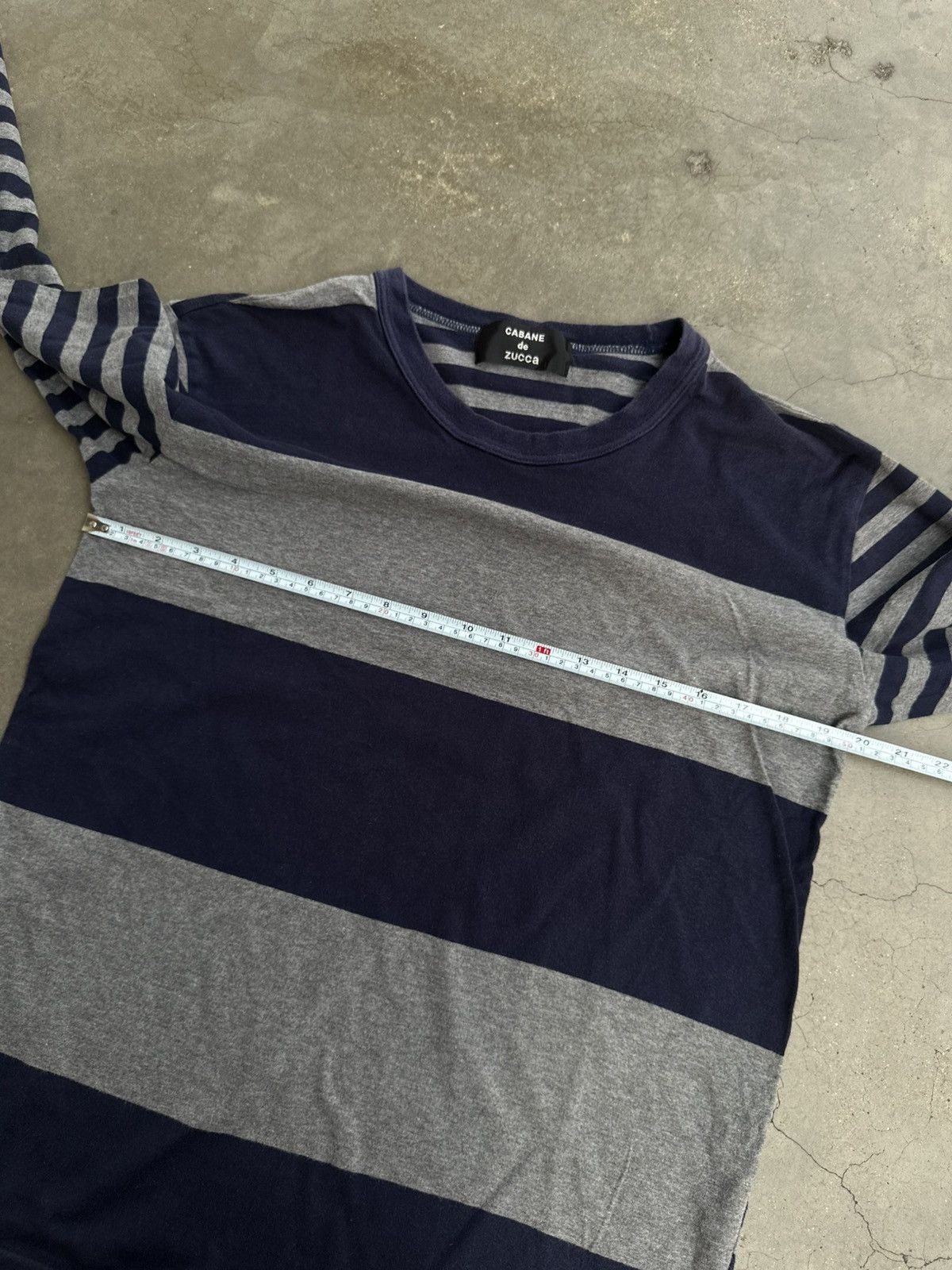 CABANE de ZUCCa CABANE de ZUCCa Stripe Half Sleeve Shirt Size US M / EU 48-50 / 2 - 5 Thumbnail
