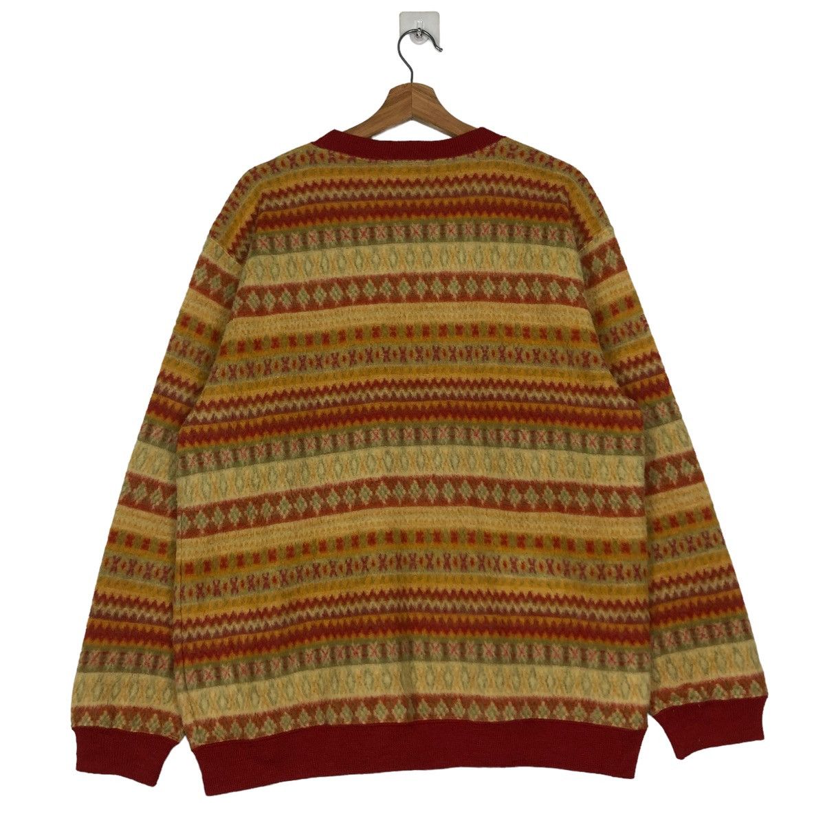 Japanese Brand × Vintage 🔥VINTAGE KNIT SWEATSHIRT NAVAJO NATIVE DESIGN GOOSE & GANDER Size US M / EU 48-50 / 2 - 8 Thumbnail