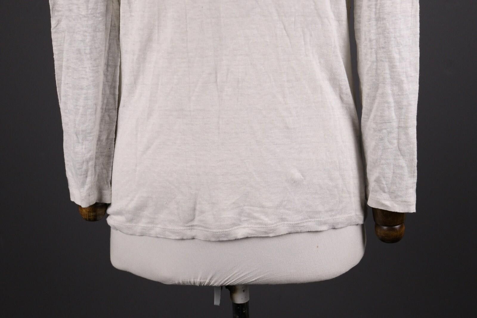 Sandro Sandro Paris Ivory Long Sleeve Top Shirt Size 2 Size S / US 4 / IT 40 - 8 Thumbnail
