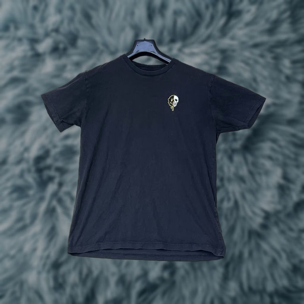 Logo 7 Riot Society Shirt Adult Large Black Embroider Graphic Melting Skull Logo Faded Size US L / EU 52-54 / 3 - 1 Thumbnail