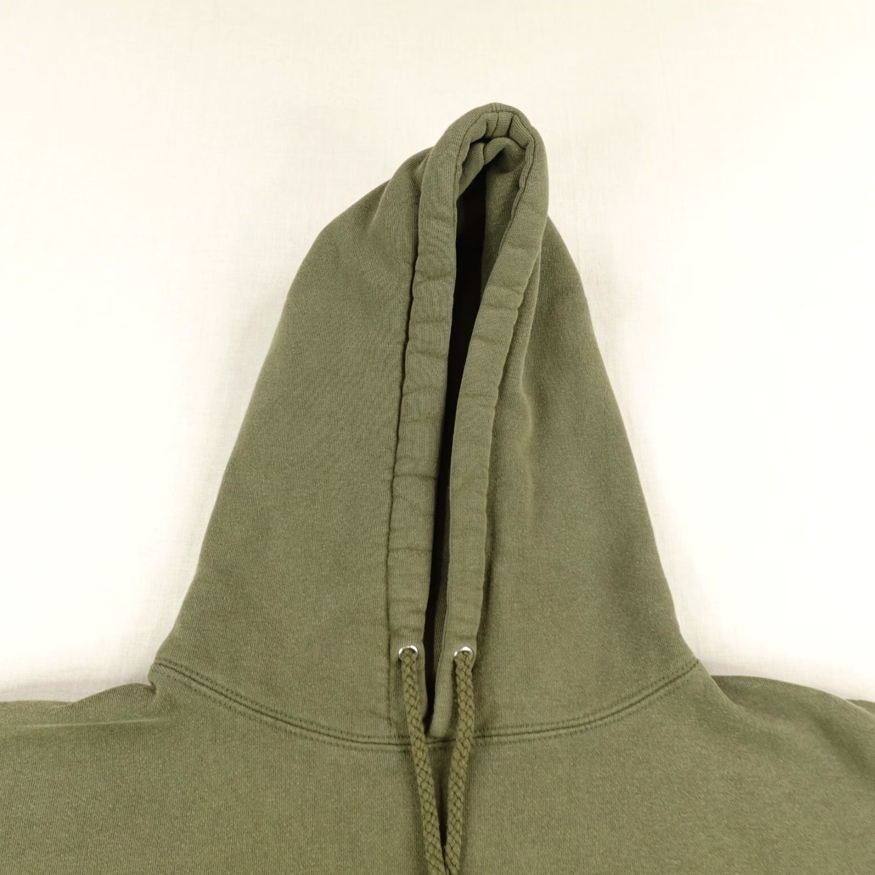 VINTAGE Troll Co Hoodie Mens Medium Green Dirty Hands Clean Money Pullover Sweatshirt