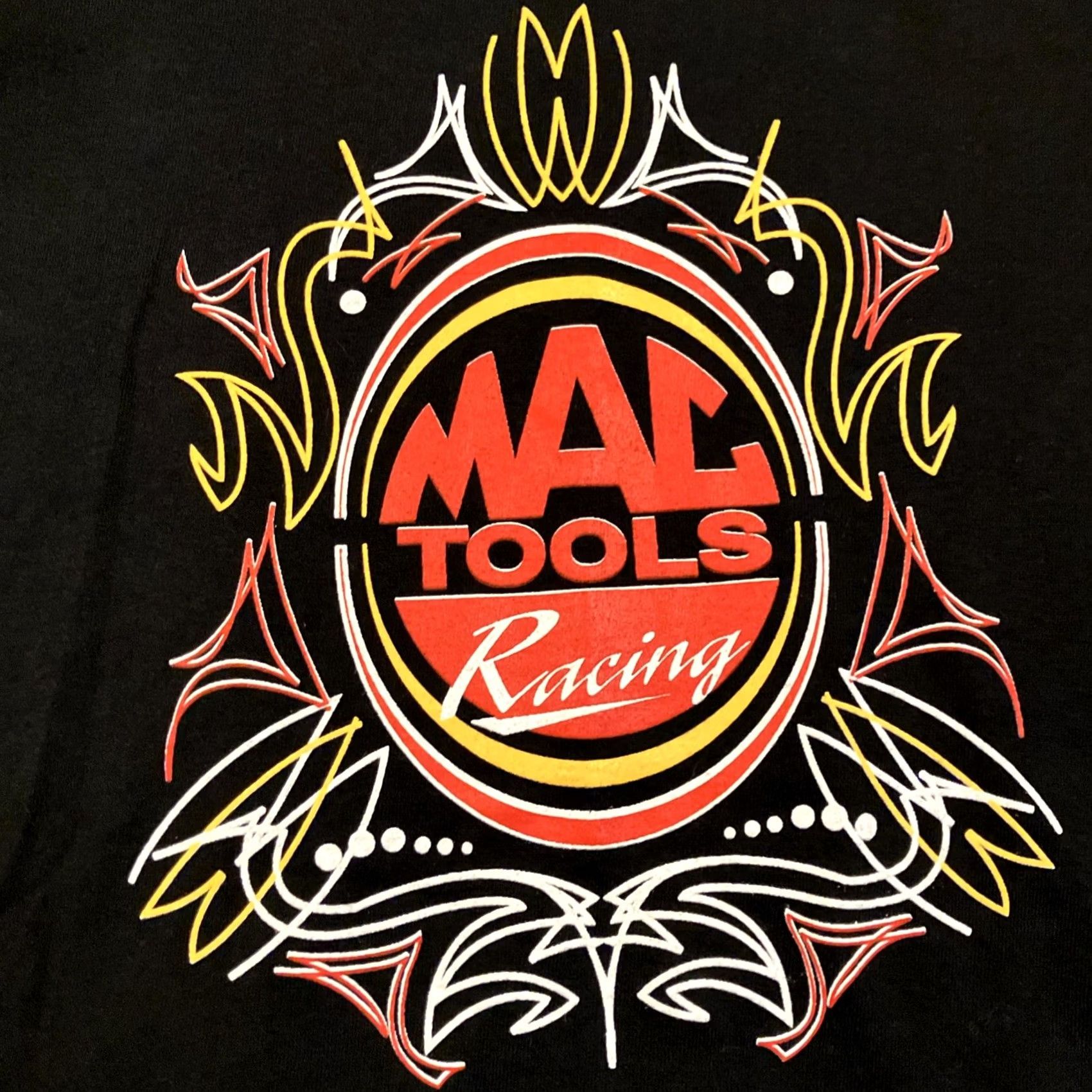 Fruit Of The Loom VINTAGE Fruit of the Loom Mac Tools Racing Black Pin Stripe T Shirt L Mens Shirt Short Sleeve Crew Neck Cotton NWOT Size US L / EU 52-54 / 3 - 2 Thumbnail