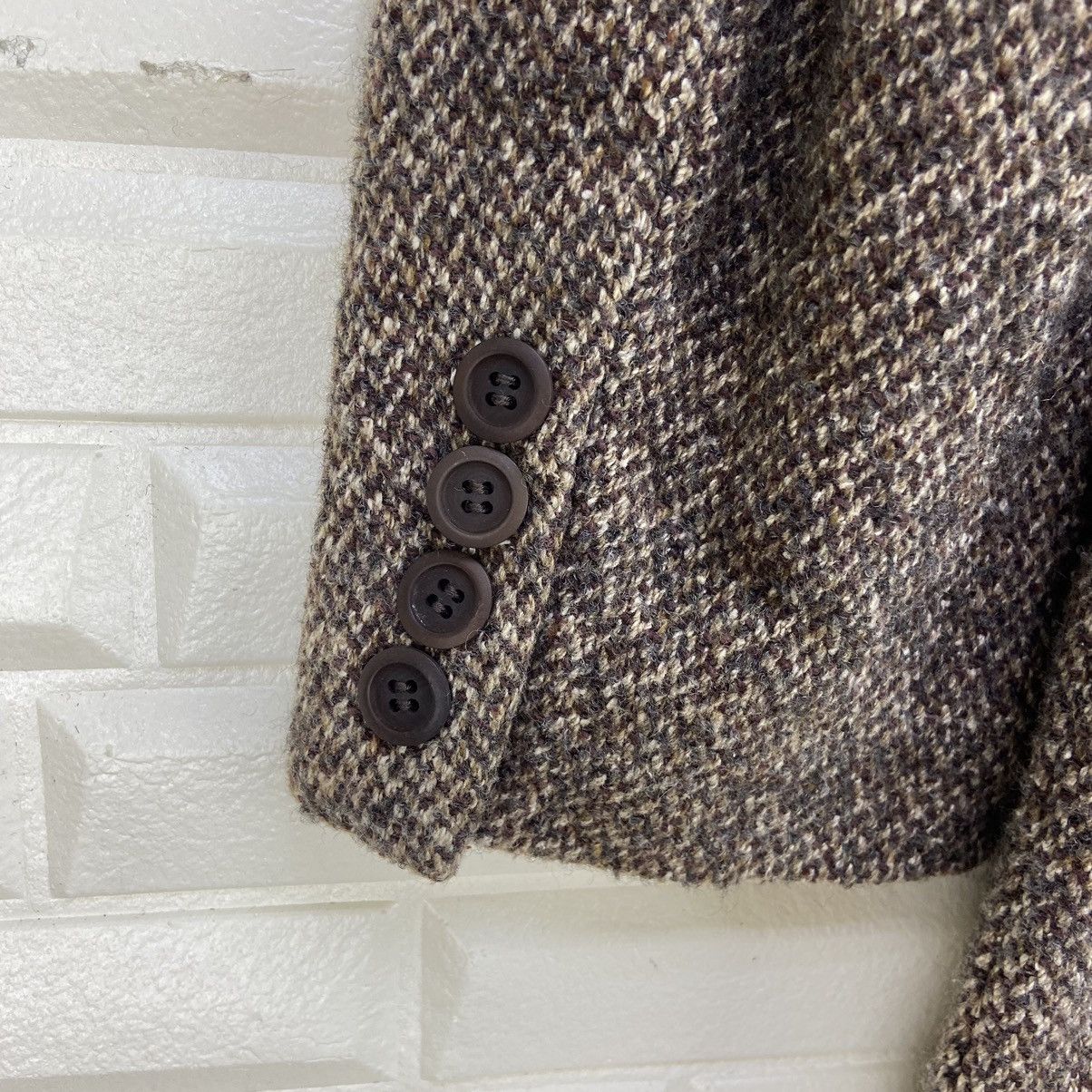 Moschino Moschino Herringbone Wool Coat Blazer Size US S / EU 44-46 / 1 - 8 Thumbnail