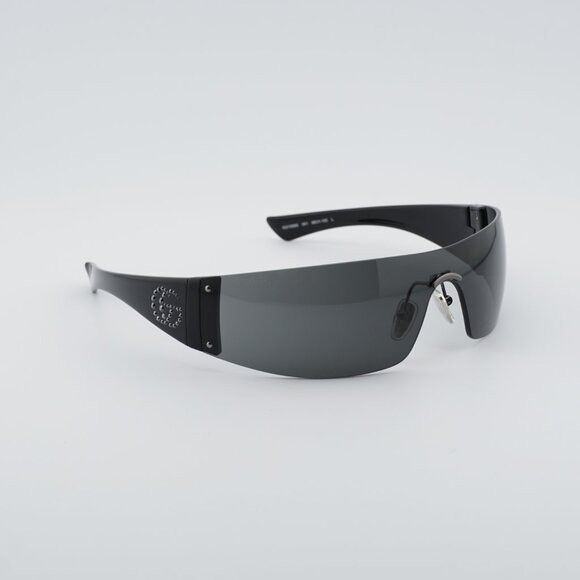 Gucci Gucci GG1958S 001 Sunglasses Ruthenium Shield Frame, Grey Size ONE SIZE - 4 Thumbnail