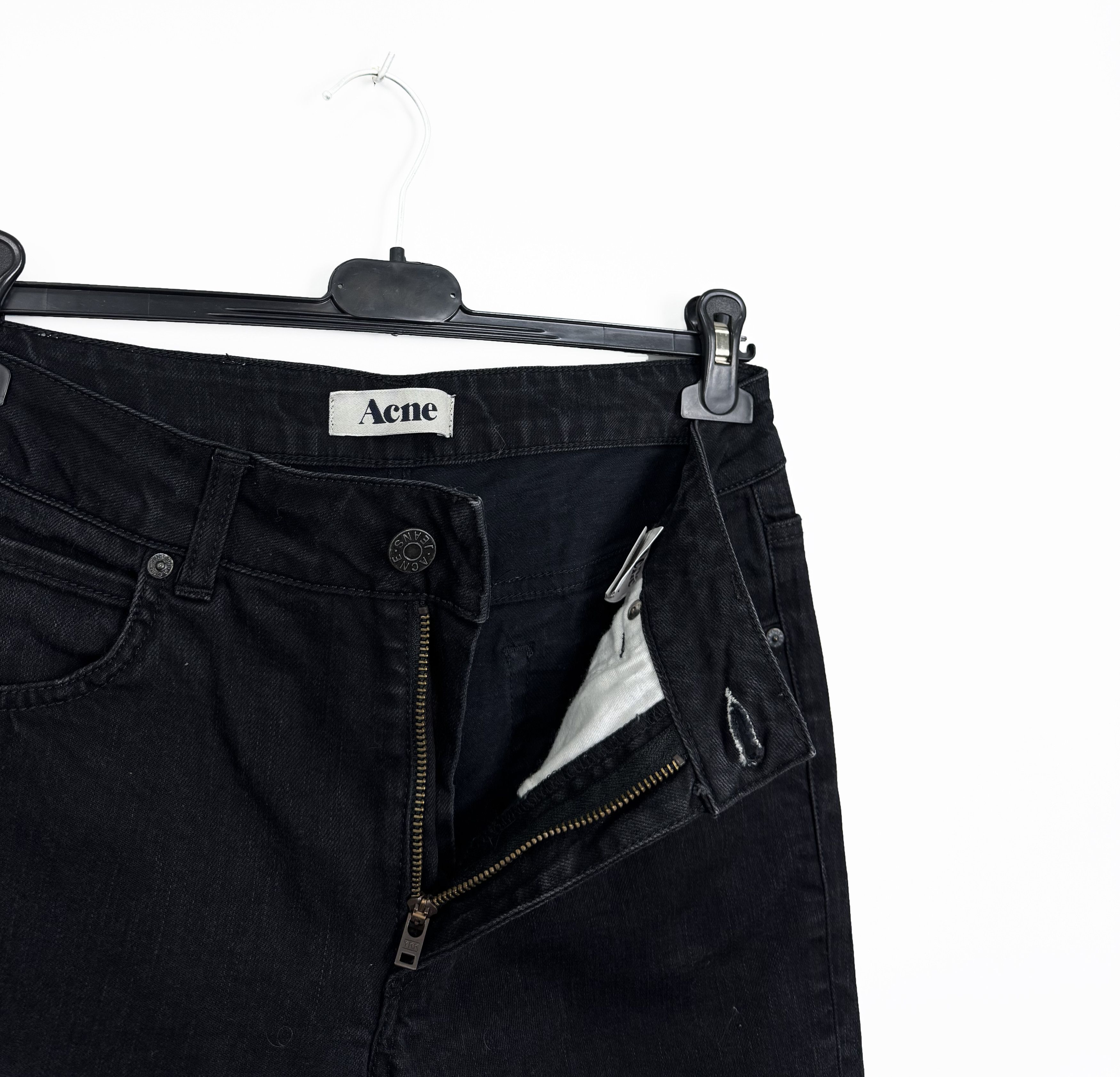 Acne Studios ACNE Hex Cash Black Denim Jeans W31 L32 Size US 31 - 9 Thumbnail