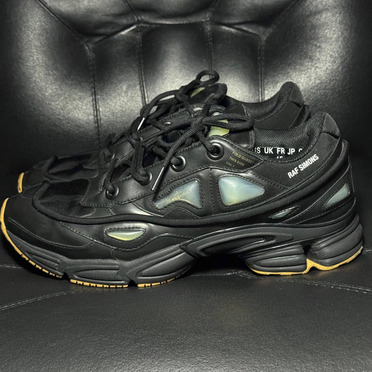 Adidas × Raf Simons sneakers Adidas Raf Simons Ozweego Bunny Black Size US 11 / EU 44 - 3 Thumbnail