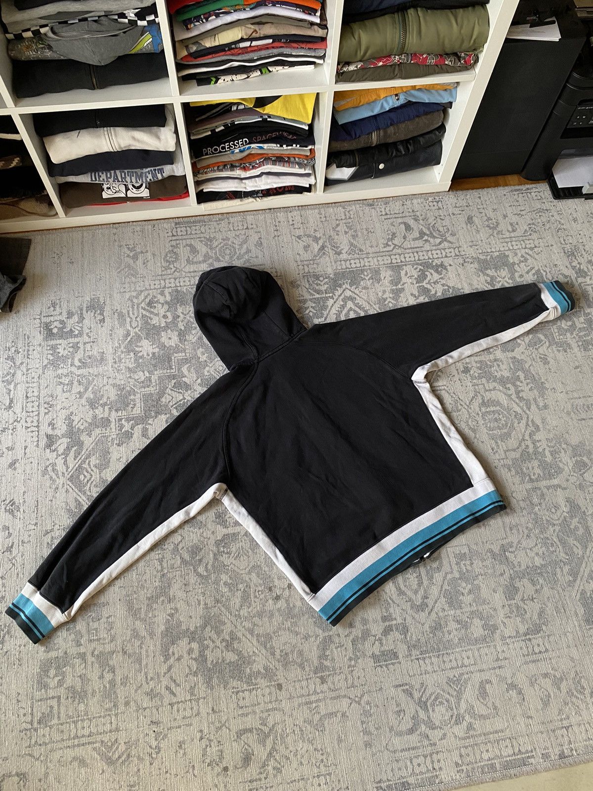 Vintage Nike Vintage Zip Hoodie Faded Distressed Japanese Y2K Boxy Size US M / EU 48-50 / 2 - 11 Thumbnail