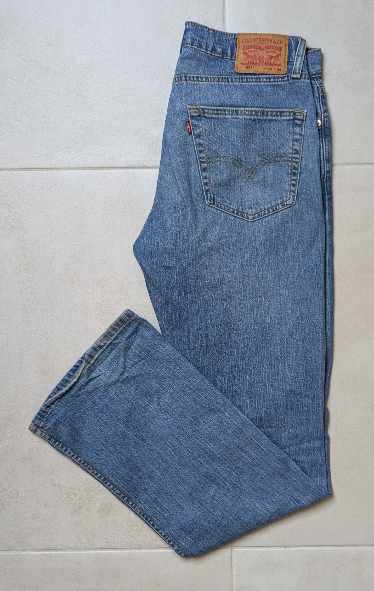 Levi's × Vintage Levi's Bootcut Blue Wash Denim Size US 33 - 3 Thumbnail