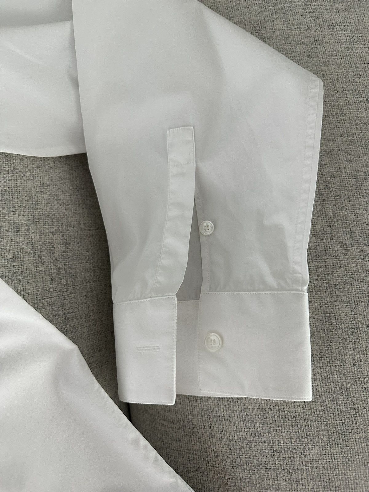 Dior Dior White Button Up Heart Metallic Embroidered Poplin Shirt Size US L / EU 52-54 / 3 - 5 Thumbnail