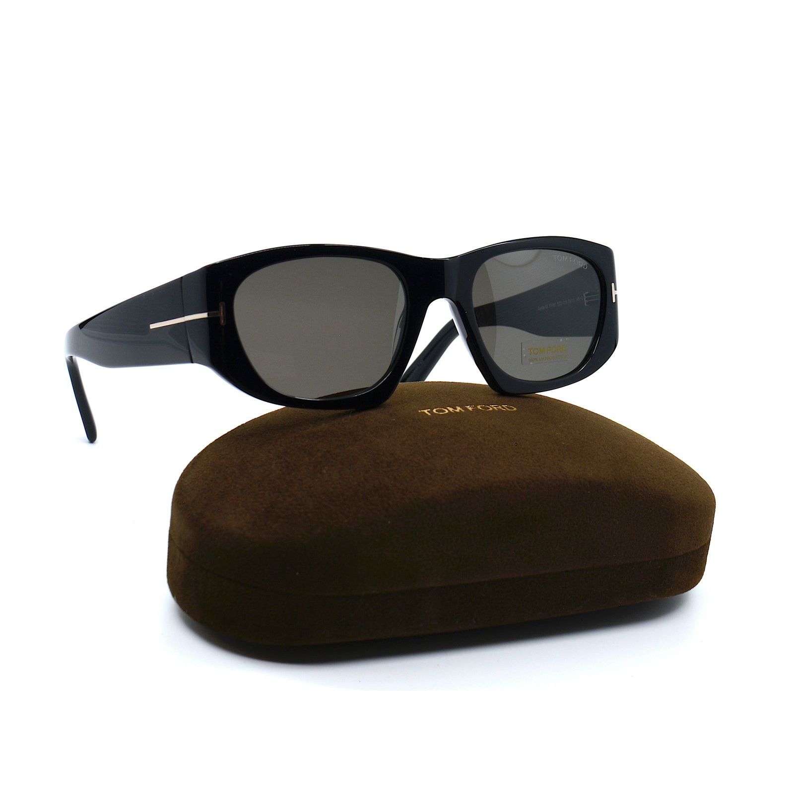 Tom Ford TOM FORD CYRILLE-02 TF987 01A BLACK GREY SUNGLASSES Size ONE SIZE - 4 Thumbnail