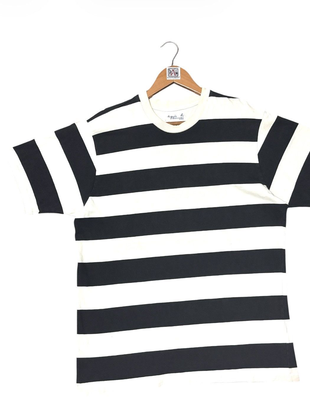 agnes b. VINTAGE AGNES B. STRIPED TSHIRT TEE💥 Size US L / EU 52-54 / 3 - 3 Thumbnail