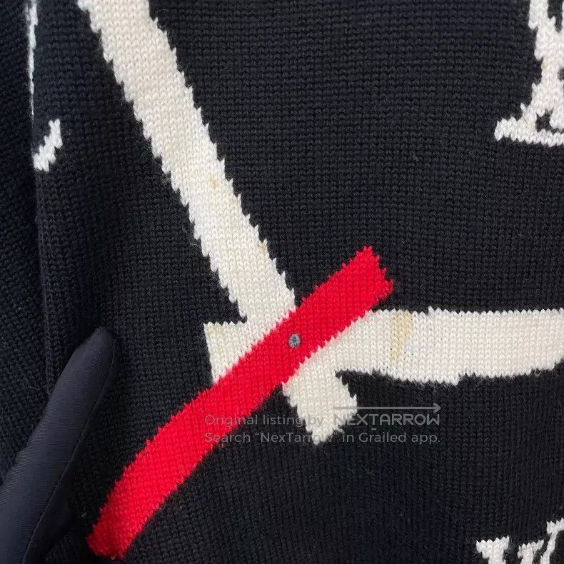 Louis Vuitton Louis Vuitton SS23 clock patterned intarsia pullover long Size US L / EU 52-54 / 3 - 9 Thumbnail