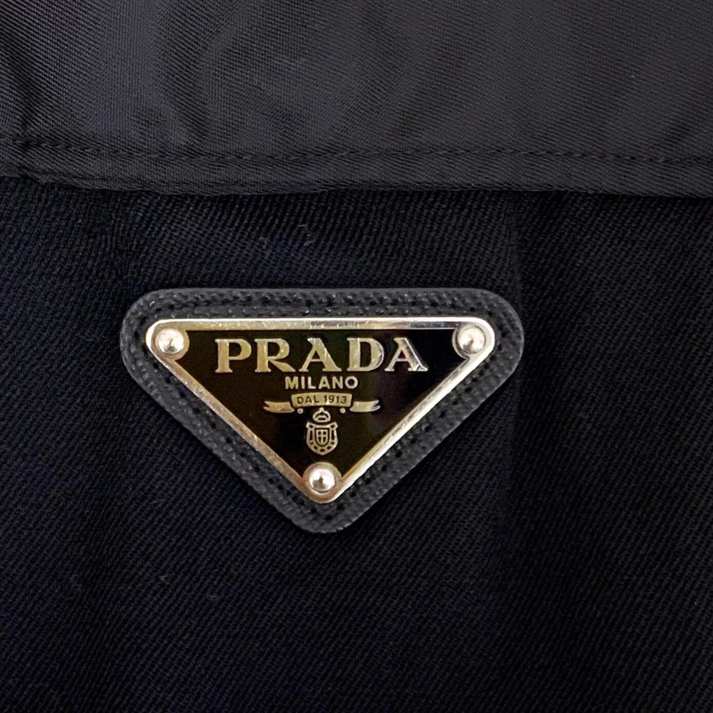 Prada Prada Black Wool Logo Joggers S (99% New) Size US 28 / EU 44 - 6 Thumbnail