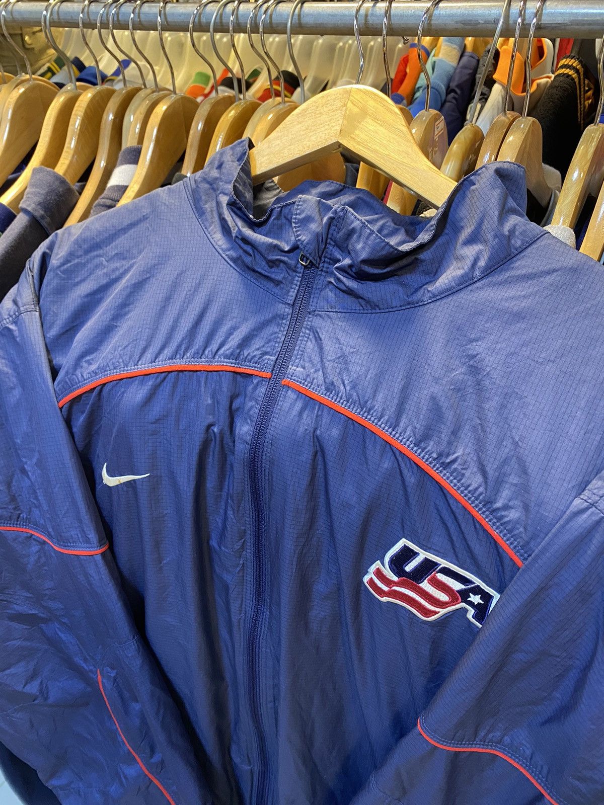 Nike × Vintage Vintage Nike Team USA Jacket Size US XXL / EU 58 / 5 - 2 Thumbnail
