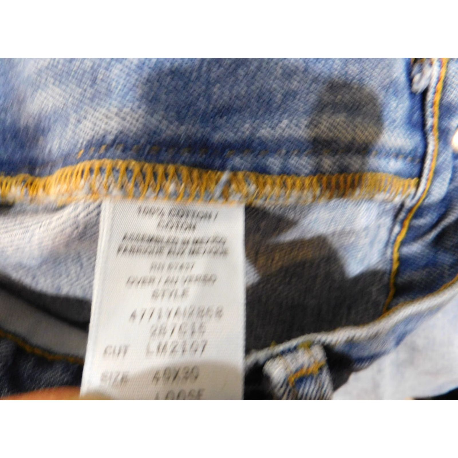 Polo Ralph Lauren Polo Ralph Lauren Jeans Men 40X30 Blue Relaxed Straight Denim 90s Vintage Style Size US L / EU 52-54 / 3 - 5 Thumbnail