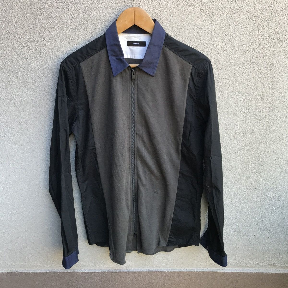 Diesel DIESEL zipper shirt tricolour Size US M / EU 48-50 / 2 - 1 Thumbnail