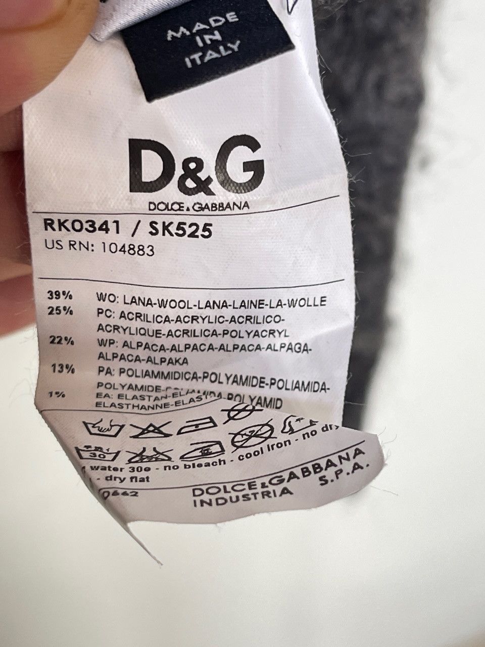 Dolce & Gabbana 🔥 Cardigan sweater heavy thick dolce gabbana knitted size L Size US L / EU 52-54 / 3 - 8 Thumbnail
