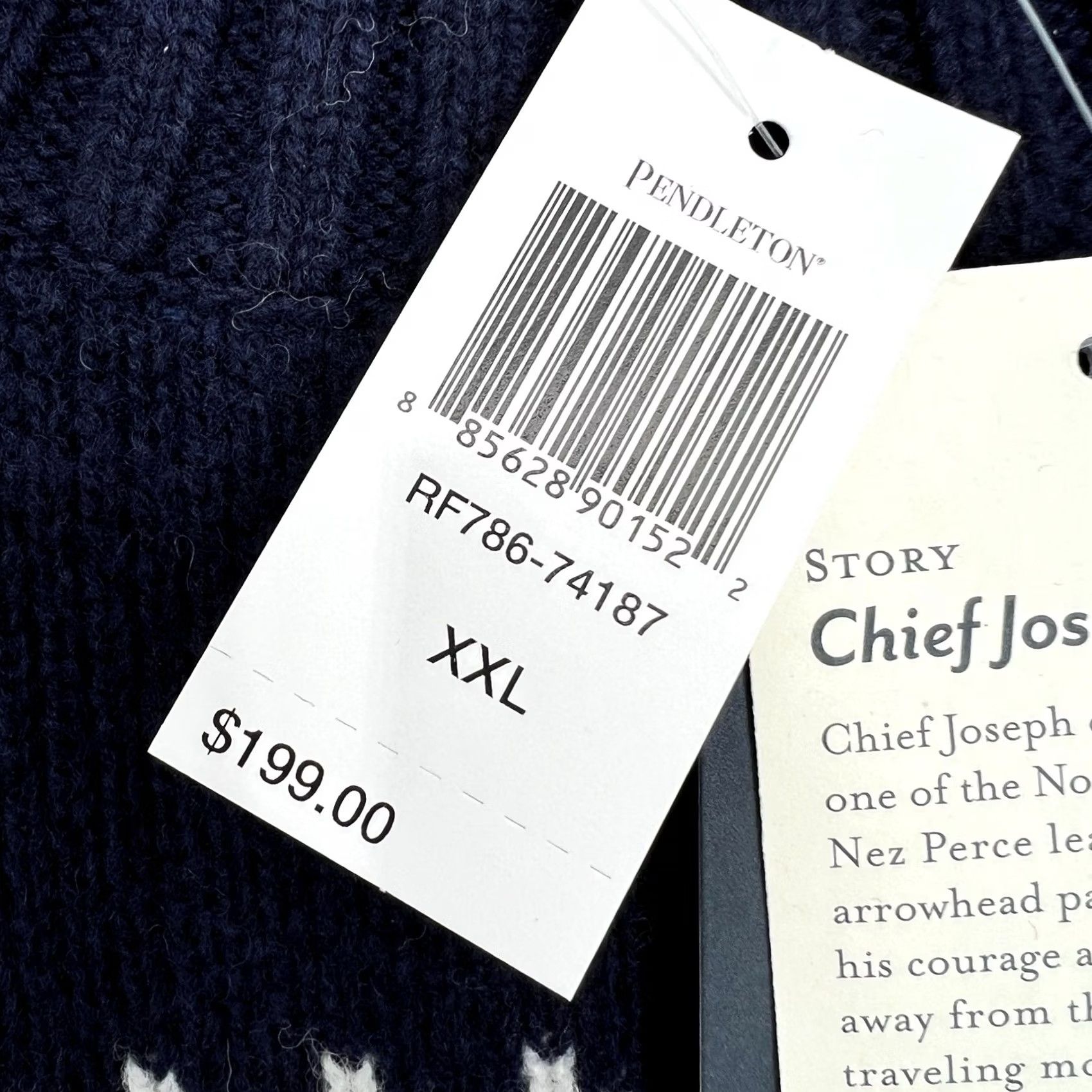 Pendleton Pendleton Sweater Crew Neck Wool 2XL Blue Men Classic Knit Pullover Size US XXL / EU 58 / 5 - 4 Thumbnail