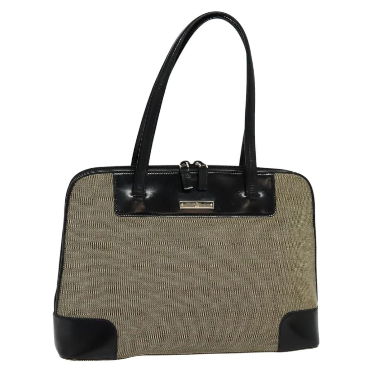 Gucci GUCCI Tote Bag Canvas Leather Gray Black Silver 002 002 Size ONE SIZE - 1 Thumbnail