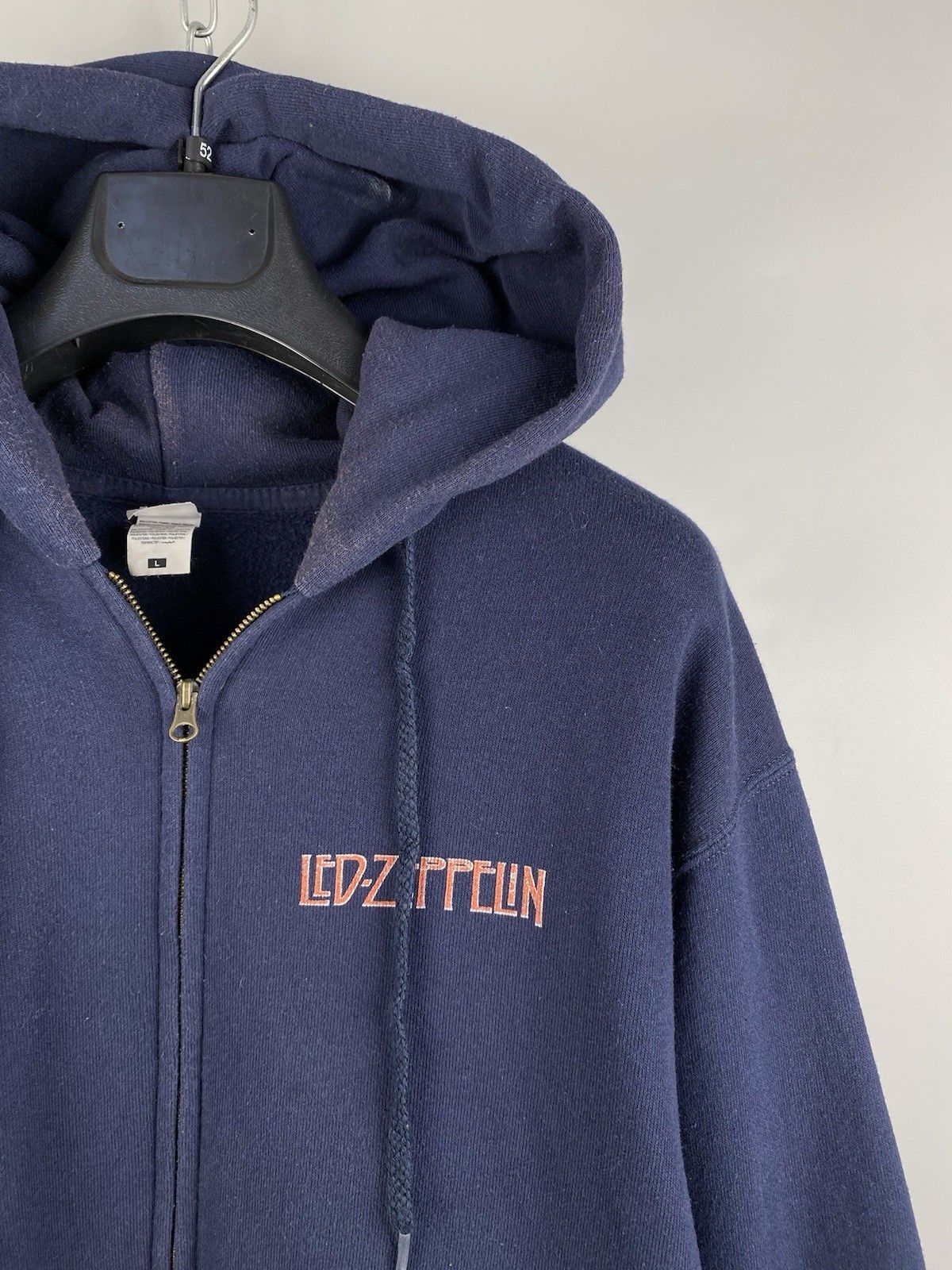 Band Tees Led Zeppelin Full Zip Printed Band Rock Hoodie Size US L / EU 52-54 / 3 - 6 Thumbnail