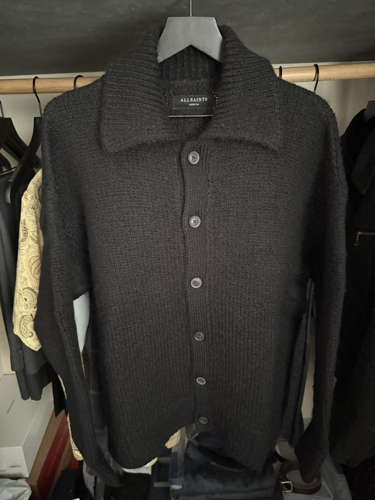 Allsaints All Saints Chunky Knit Sweater Polo size M Size US M / EU 48-50 / 2 - 2 Thumbnail