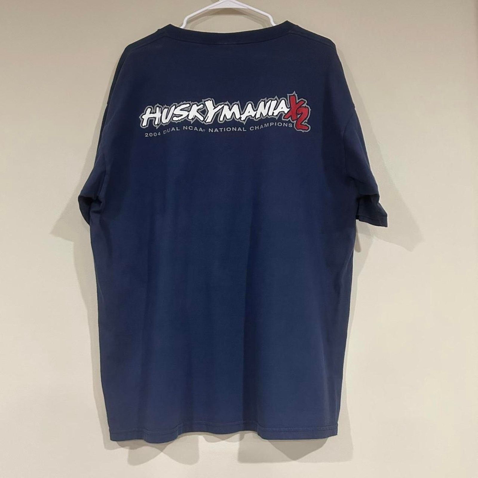 NCAA 2004 Connecticut Huskies Dual Champions Basketball Shirt Size US XL / EU 56 / 4 - 2 Thumbnail