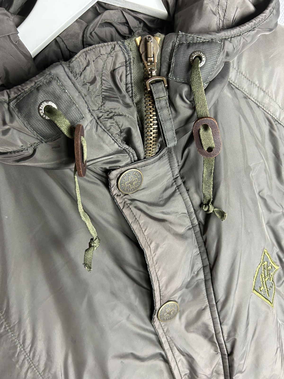Jean Paul Gaultier Vintage Jean Paul Gaultier JPG Logo Nylon Parka Jacket Coat Size US L / EU 52-54 / 3 - 4 Thumbnail